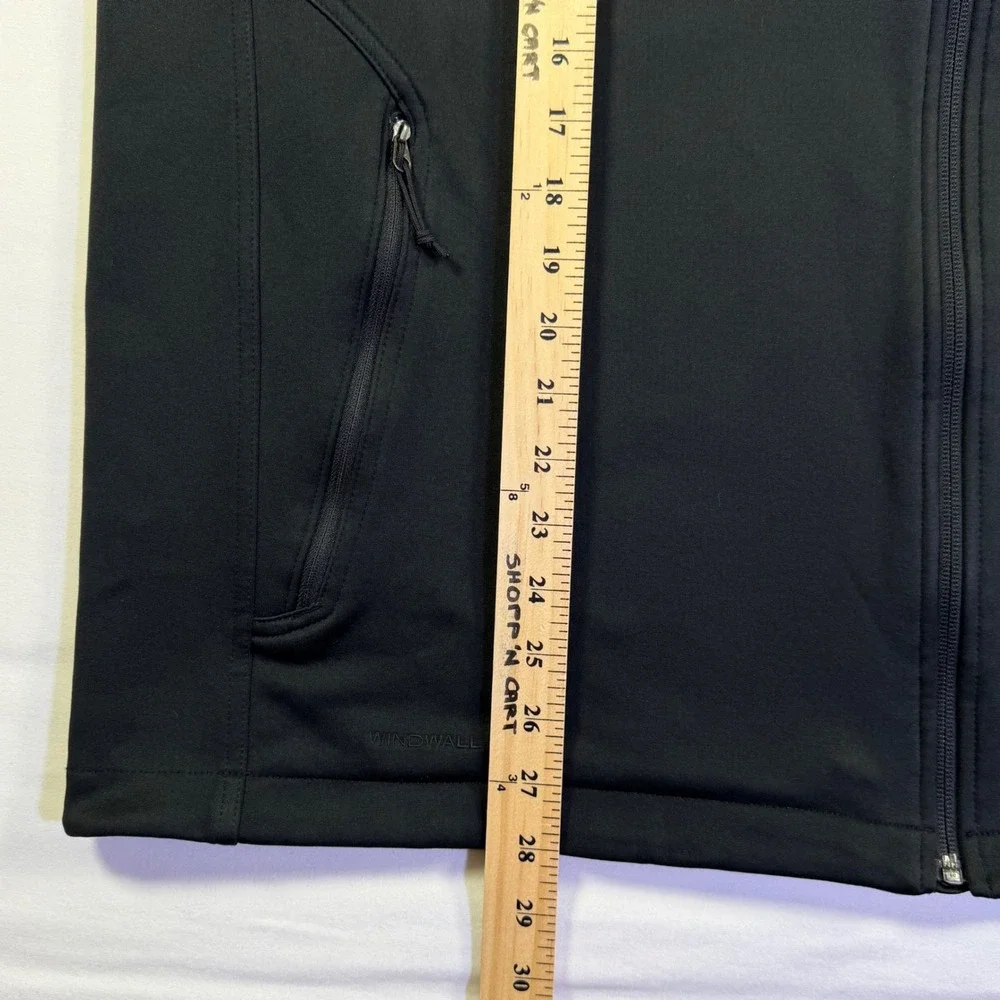 The North Face Mens Cadillac Softshell Vest Black Full Zip Jacket 2XL NF0A3LGZ
